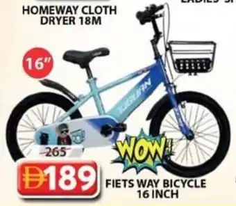Fiets way bicycle 16 inch