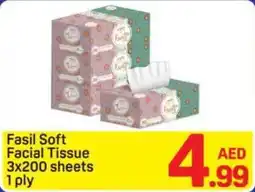 Day To Day Fasil soft facial tissue 3x200 sheets offer