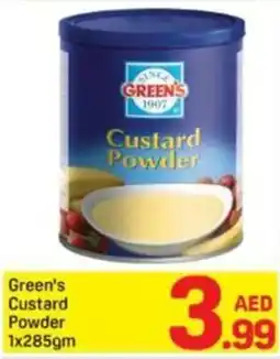 Day To Day Green's Custard Powder offer