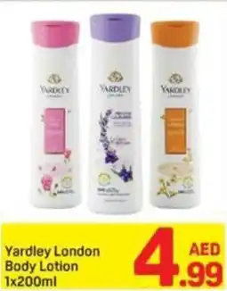 Day To Day Yardley London Body Lotion offer