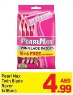 Day To Day Pearl Max Twin Blade Razor 1x16pcs offer