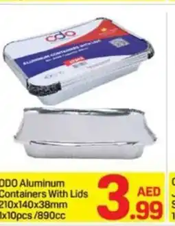 Day To Day ODO Aluminum Containers With Lids offer