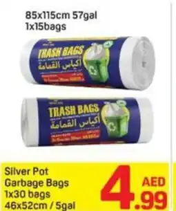 Day To Day Silver Pot Garbage Bags offer