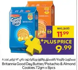 Abu Dhabi Coop Britannia Good Day Butter/Pistachio & Almond offer