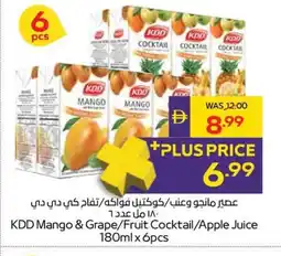 Abu Dhabi Coop KDD Mango & Grape/Fruit Cocktail/Apple Juice offer