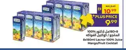 Abu Dhabi Coop Lacnor 100% Juice Mango/Fruit Cocktail offer