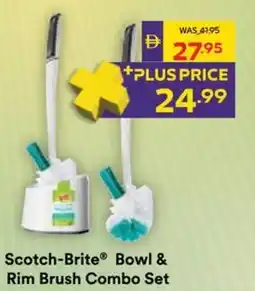 Abu Dhabi Coop Scotch-Brite Bowl & Rim Brush Combo Set offer