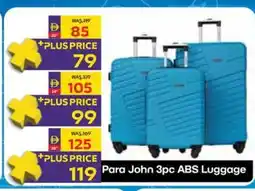 Abu Dhabi Coop Para John ABS Luggage offer
