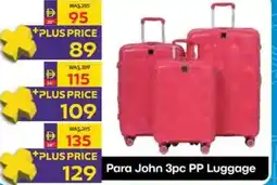Abu Dhabi Coop Para John PP Luggage offer