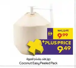 Abu Dhabi Coop Coconut Easy Peeled Pack offer