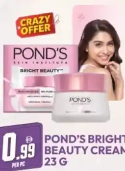 Dream Land Center Pond's bright beauty cream offer