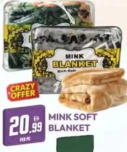 Dream Land Center Mink soft blanket offer