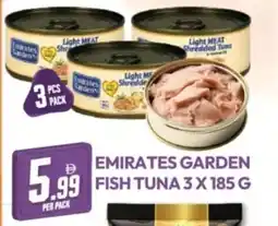 Dream Land Center Pemirates garden fish tuna offer