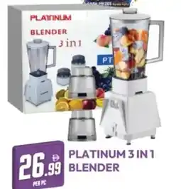 Dream Land Center Platinum 3 in 1 blender offer