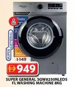 Grand Mall Sharjah Super general sgw8250nleds fl washing machine offer