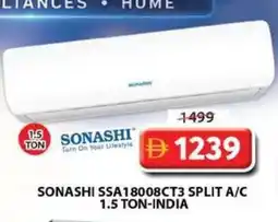 Grand Mall Sharjah Sonashi ssa18008ct3 split a/c 1.5 ton-india offer