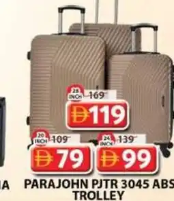 Grand Mall Sharjah Media parajohn pjtr 3045 abs trolley offer