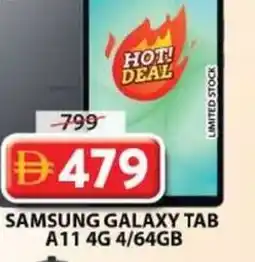 Grand Mall Sharjah Samsung galaxy tab a11 4g 4/64gb offer