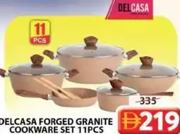 Grand Mall Sharjah Delcasa forged granite cookware set offer
