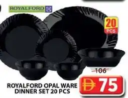 Grand Mall Sharjah Royalford opal ware dinner set offer