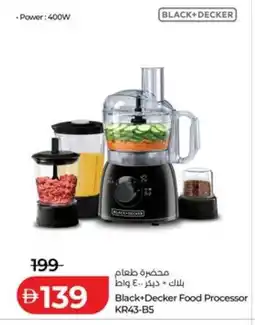 Lulu Hypermarket Black+Decker Food Processor KR43-B5 offer