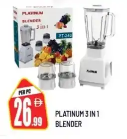 Dream Land Center Platinum 3 in 1 blender offer