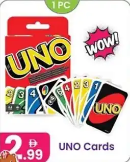 Al Nahda Gift Center UNO Cards offer