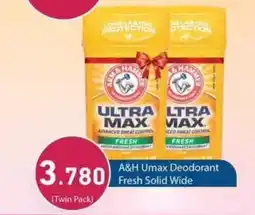 Aswaq Ramez A&H Umax Deodorant Fresh Solid Wide offer