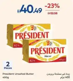 Carrefour President Unsalted Butter offer