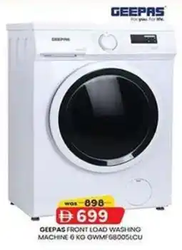 KM Trading Geepas front load washing machine offer