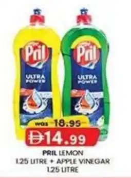 KM Trading Pril lemon + apple vinegar offer