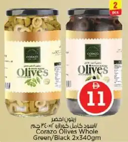 Nesto Corazo Olives Whole Green/Black offer