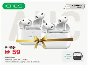 Wireless Earbuds COMBO with Portable Charging Case IE-BD8952