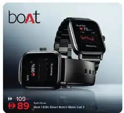 Nesto Boat 1.83In Smart Watch Wave Call 3 offer