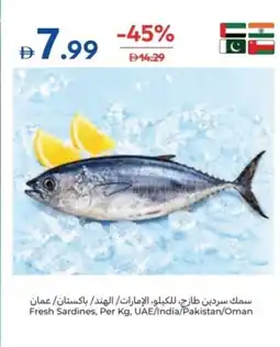 Carrefour Fresh Sardines, Per Kg, UAE/India/Pakistan/Oman offer