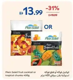 Carrefour Plein Soleil fruit cocktail or tropical chunks offer