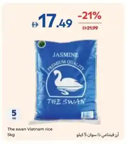 Carrefour The swan Vietnam rice offer