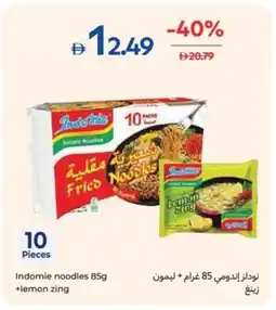 Carrefour Indomie noodles +lemon zing offer