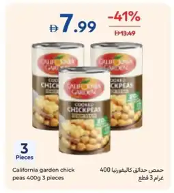 Carrefour California garden chick peas offer
