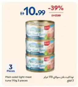 Carrefour Plein soleil light meat tuna offer
