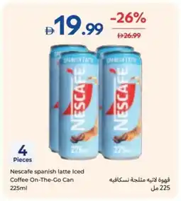 Carrefour Nescafe spanish latte Iced Coffee On-The-Go Can offer