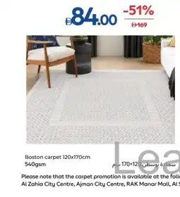 Carrefour Boston carpet offer