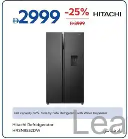 Carrefour Hitachi Refridgerator HRSN9552DW offer