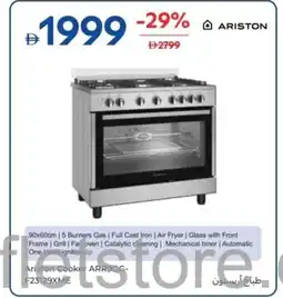 Carrefour Ariston cooker ARR9GG-F23129XME offer