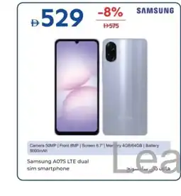 Carrefour Samsung A07S LTE dual sim smartphone offer