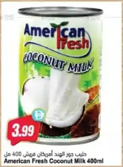 Almaya supermarket American Fresh Coconut Milk offer