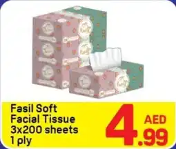 Day To Day Fasil Soft Facial Tissue 3x200 sheets offer