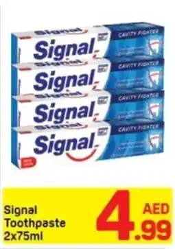 Day To Day Signal Toothpaste offer