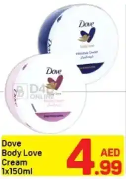 Day To Day Dove Body Love Cream offer