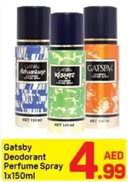 Day To Day Gatsby Deodorant Perfume Spray offer
